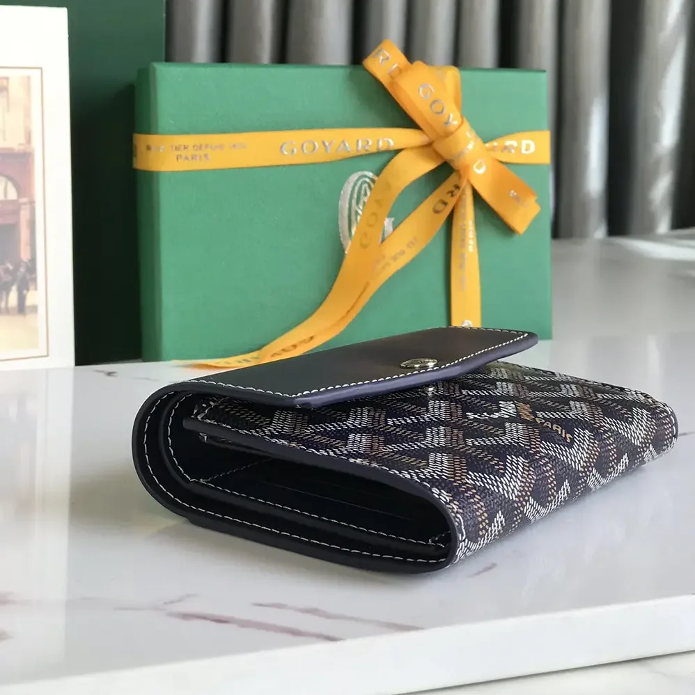 Goyard Saint Gabrie Wallet for Unisex in Navy