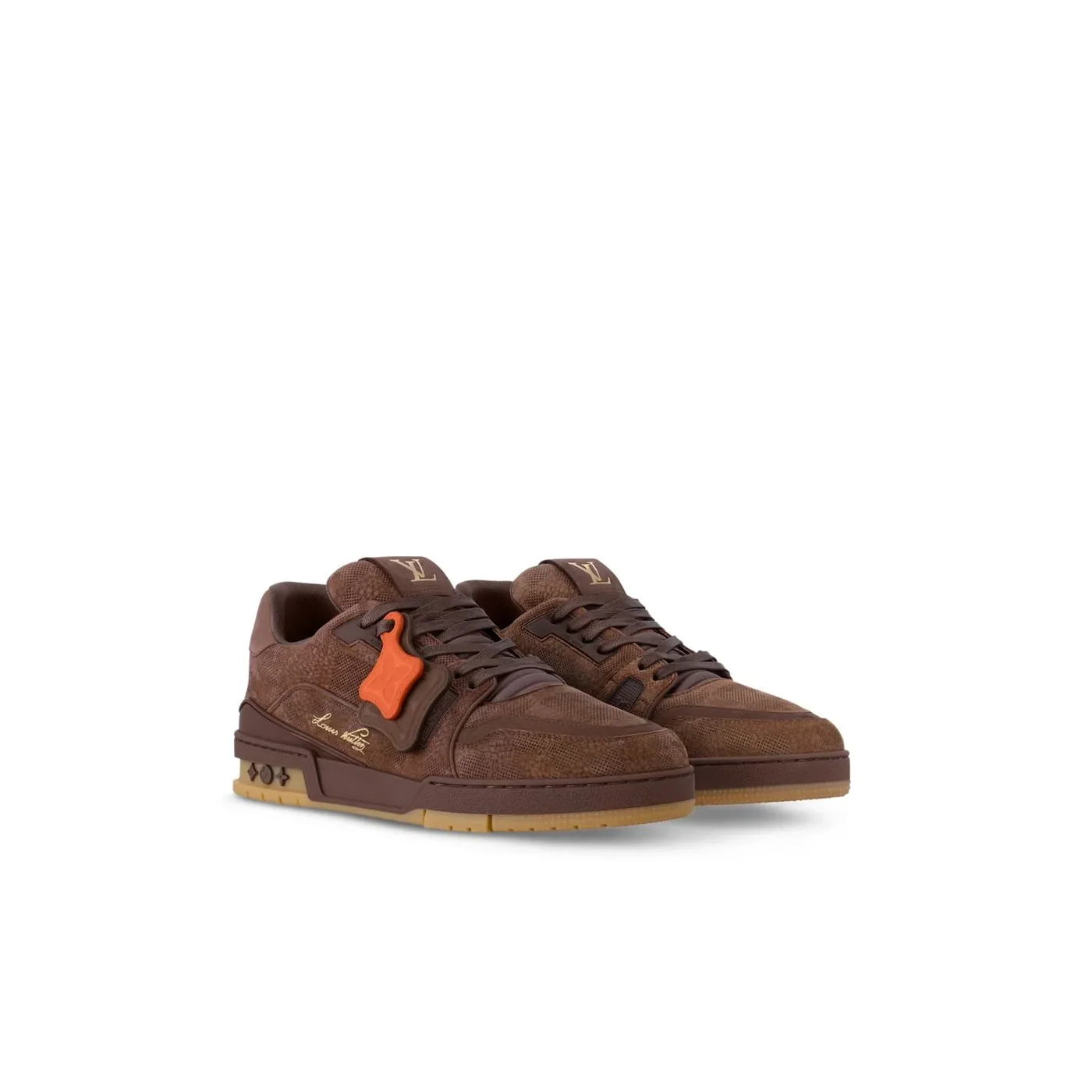 Louis Vuitton Trainer Sneaker Brown - 1AH637 Louis Vuitton Trainer Sneaker Brown - 1AH637