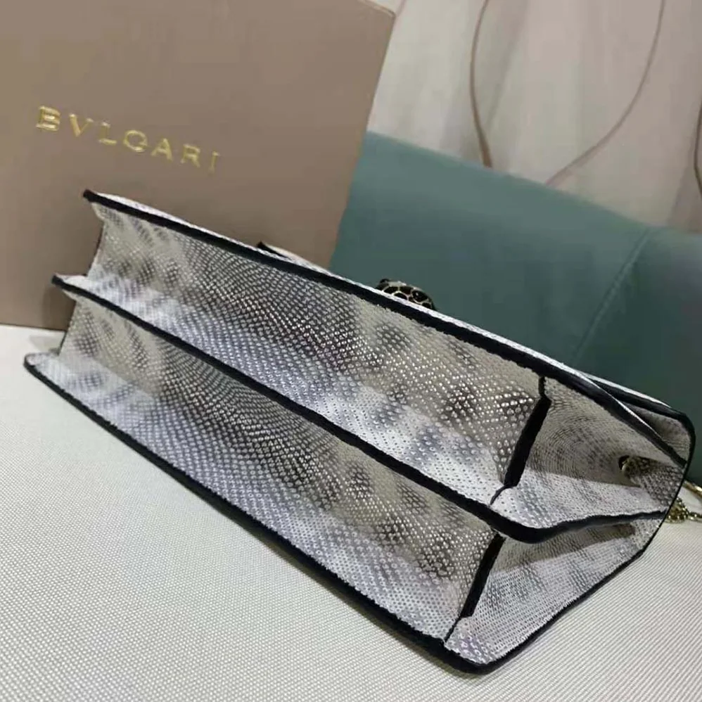 Bvlgari Serpenti Forever Shoulder Bag for Women in Silver Bvlgari Serpenti Forever Shoulder Bag for Women in Silver