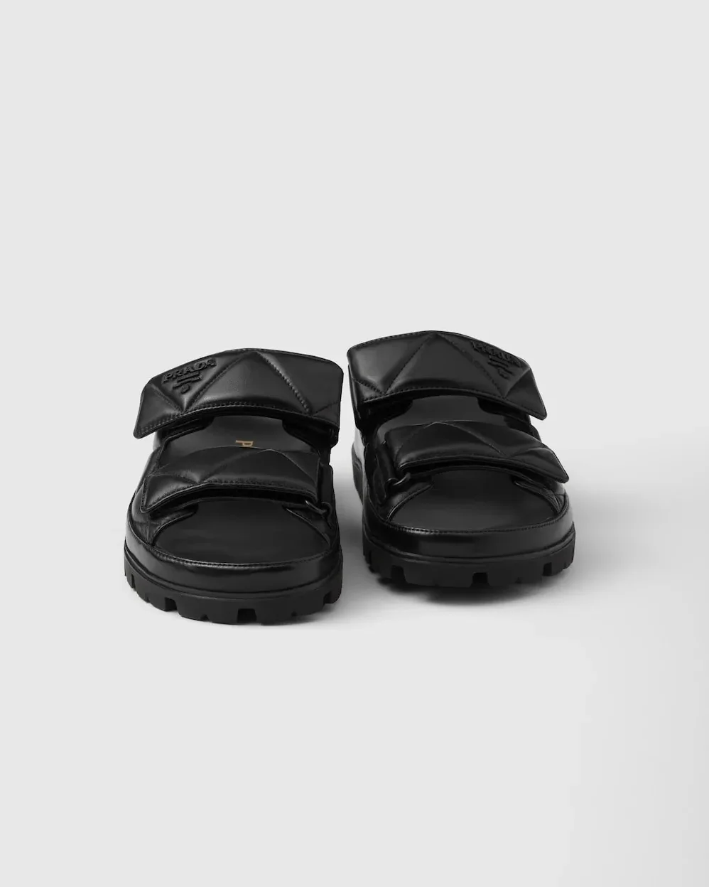 Prada Padded Nappa Sandals Black / 1X721M_038_F0002_F_020