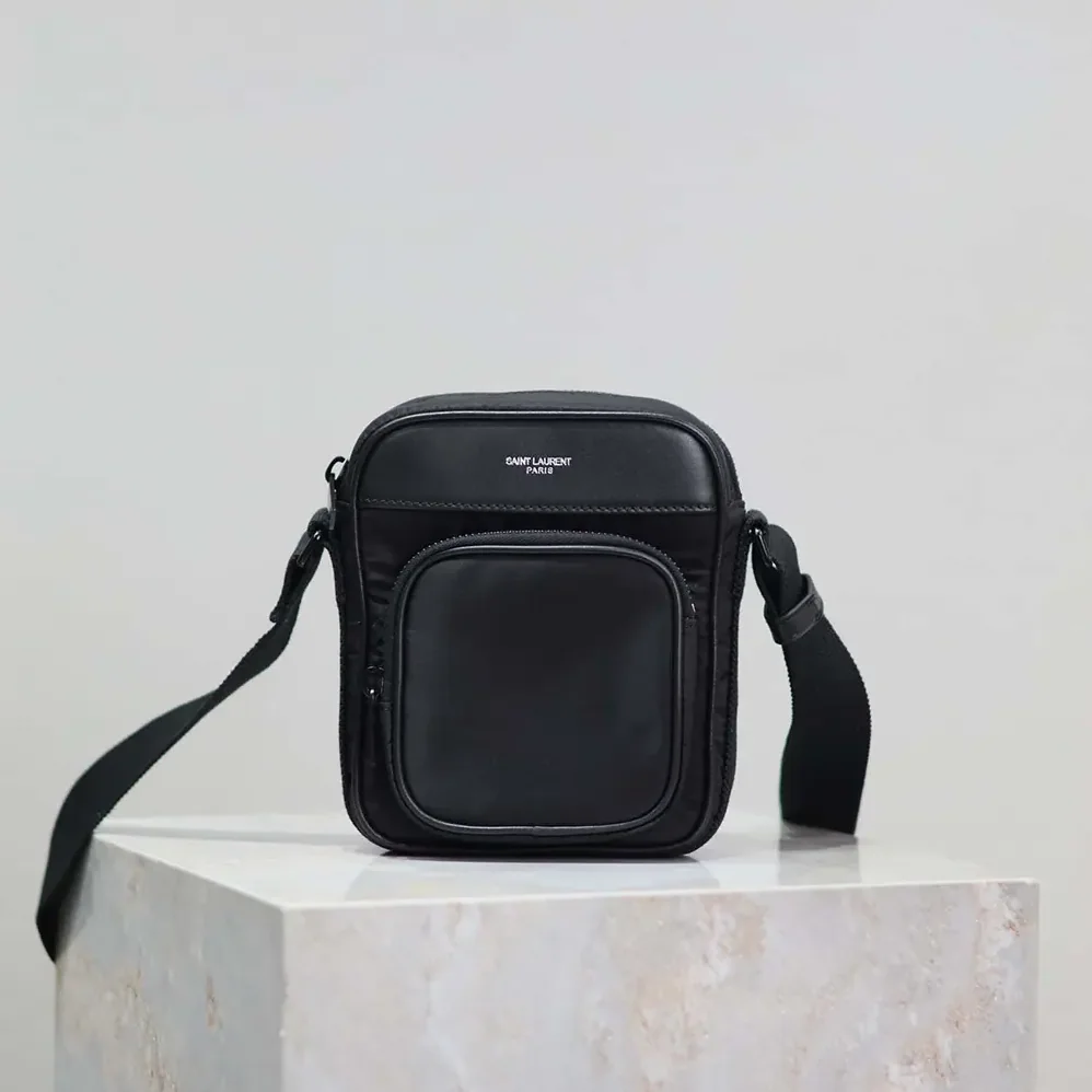 Saint Laurent YSL City Saint Laurent mini Camera Bag in Nylon for Unisex Saint Laurent YSL City Saint Laurent mini Camera Bag in Nylon for Unisex