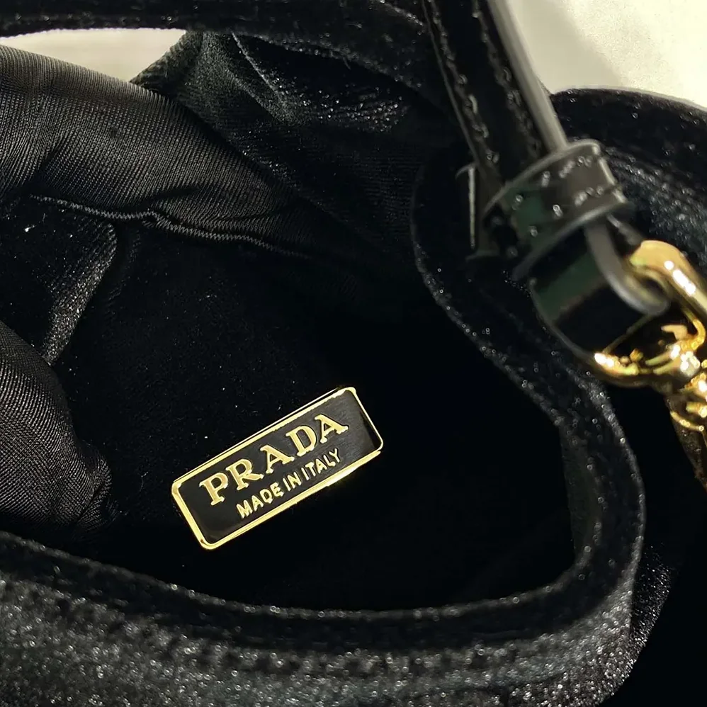 Prada Padded Velvet Mini Handbag for Women