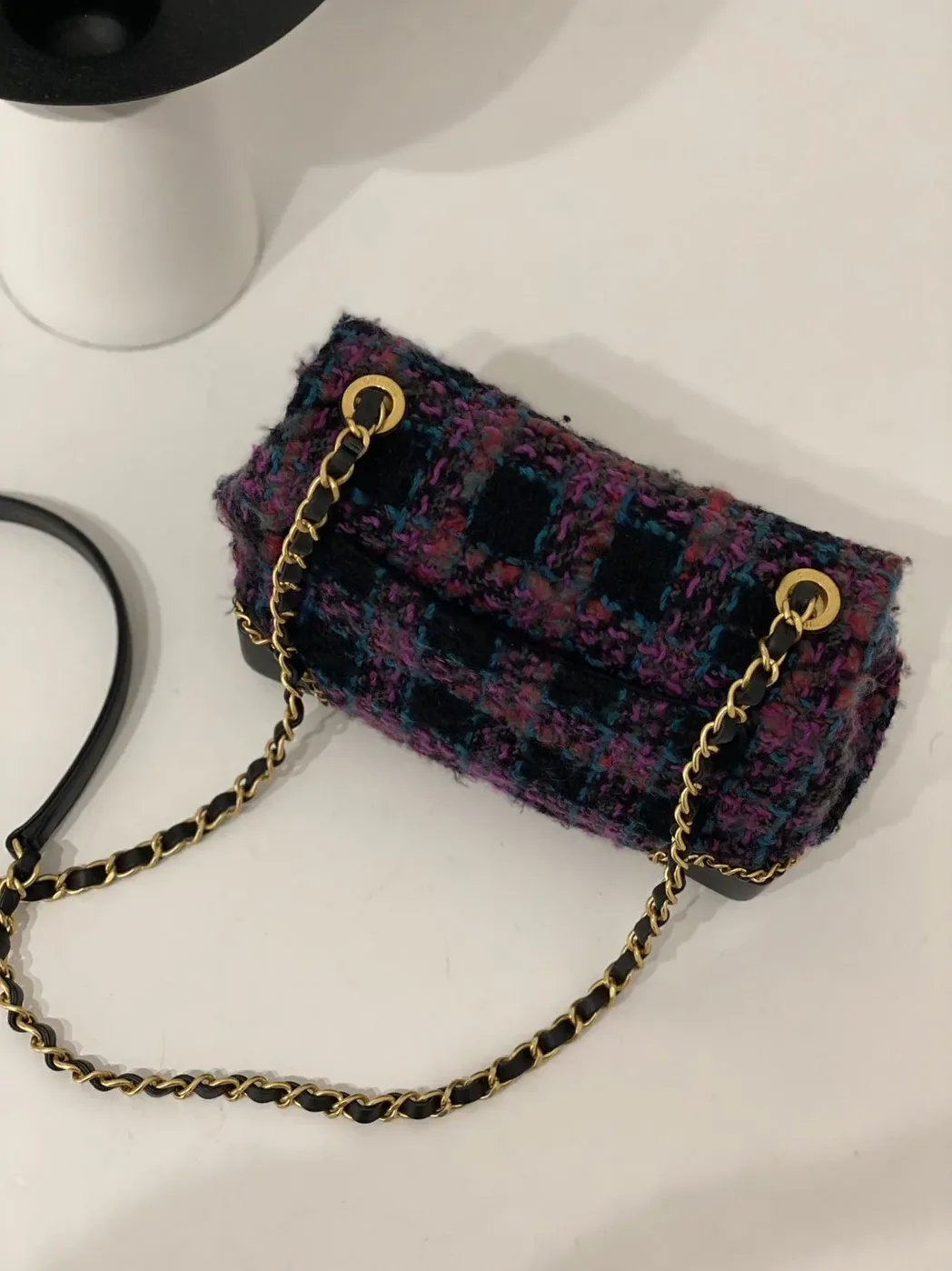 Chanel Mini Flap Bag Purple / Chanel Mini Flap Bag Purple /
