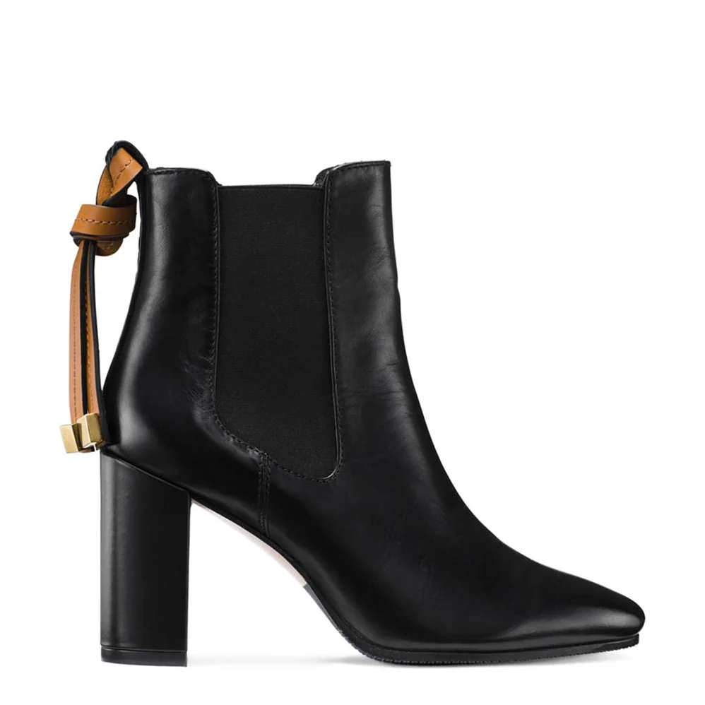 Stuart Weitzman Shoes The Huxley 85 Bootie for Women in Black Stuart Weitzman Shoes The Huxley 85 Bootie for Women in Black