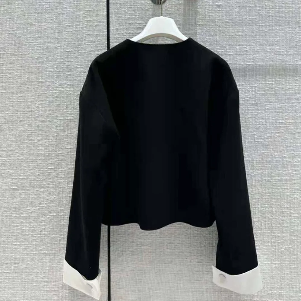 Prada Kid Mohair Jacket for Women in Black