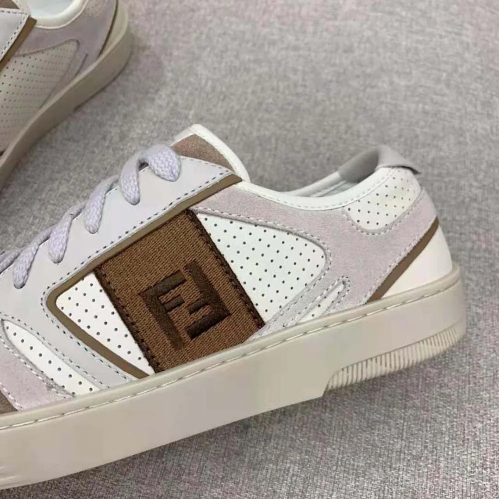 Fendi Step Beige Leather Low for Men in tops Fendi Step Beige Leather Low for Men in tops