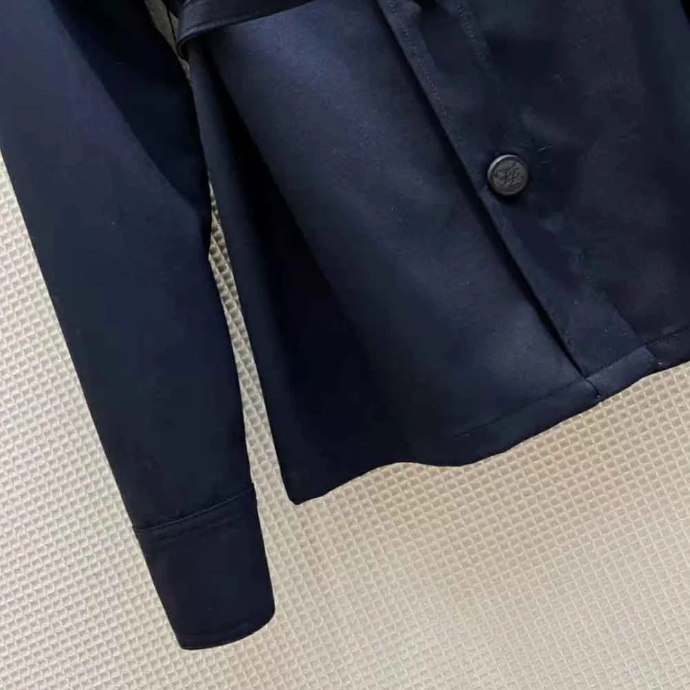 Fendi Single-Breasted Blue Wool Go for Women in To Jacket