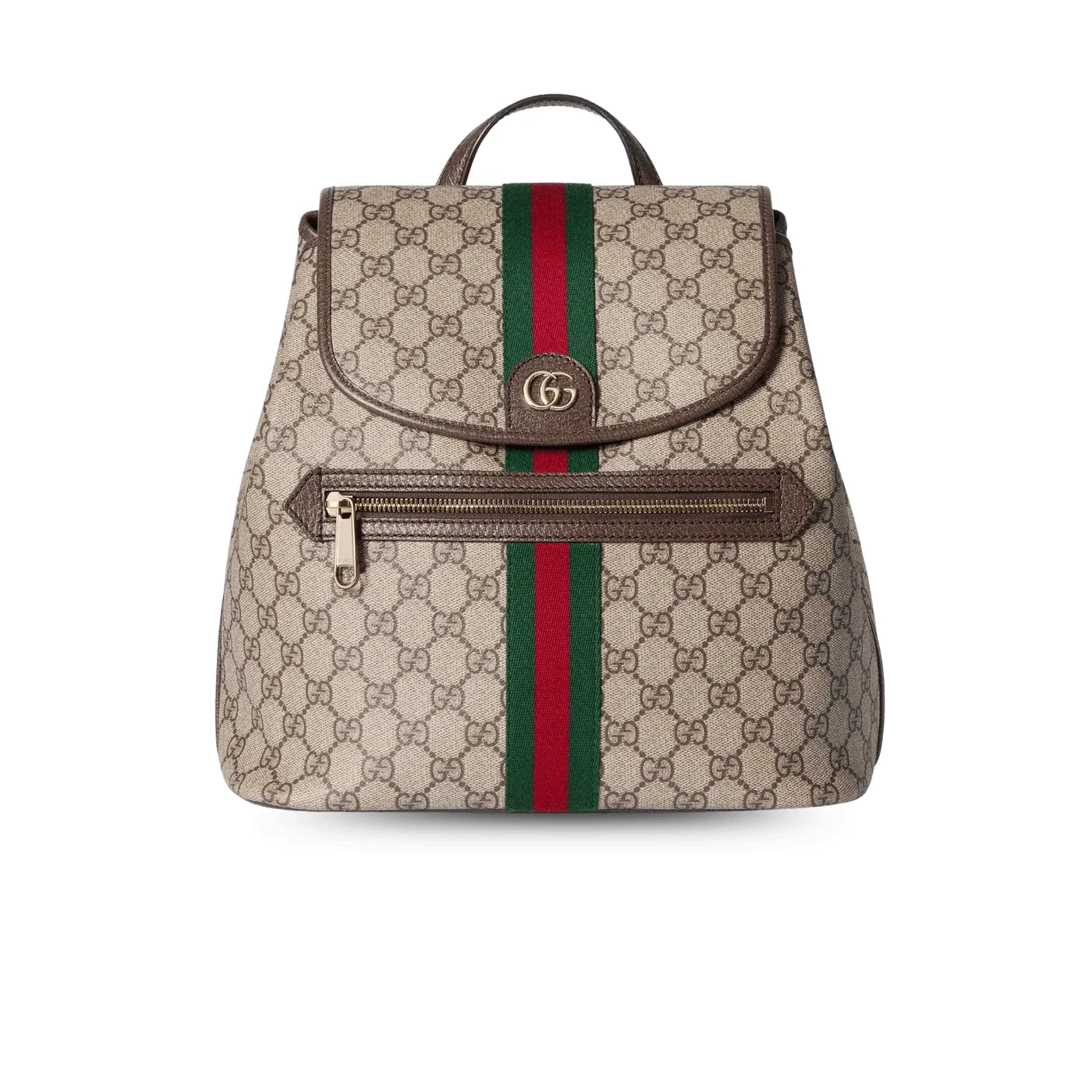Gucci Ophidia Medium Backpack / Beige/ Dark Brown Monogram Gold Hardware Gucci Ophidia Medium Backpack / Beige/ Dark Brown Monogram Gold Hardware