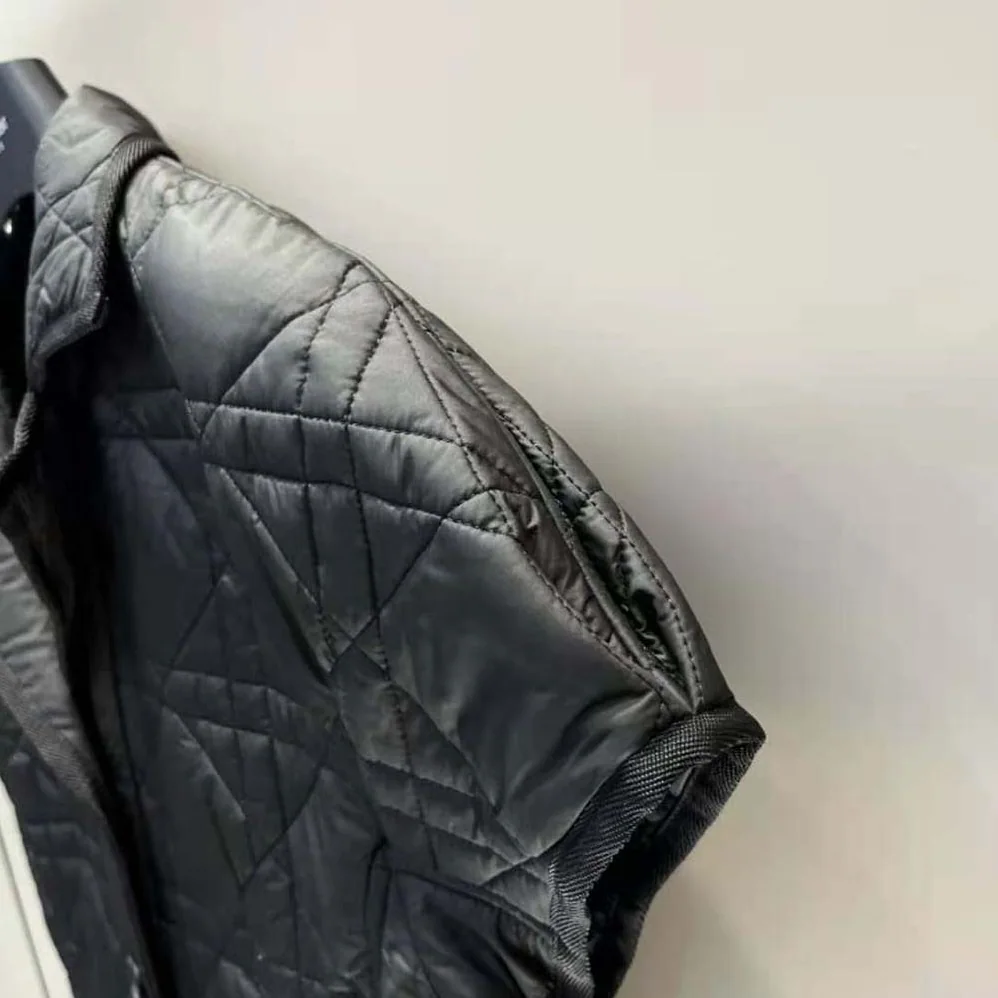 Dior Fitted Jacket with Puff Sleeves Black Cloqué for Women in Effect Technical Jacquard