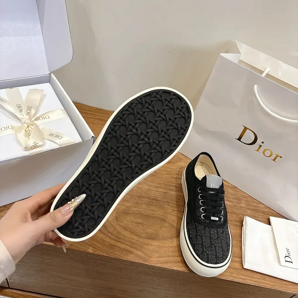Dior Saltwind Sneaker Black Dior Oblique Jacquard for Unisex