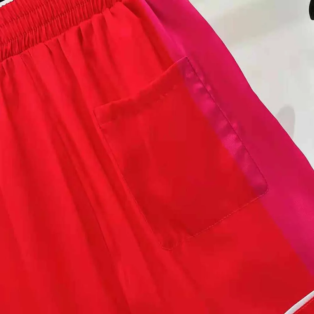 Dior Chez Moi Shorts Bright Pink and Pink Silk Twill for Women