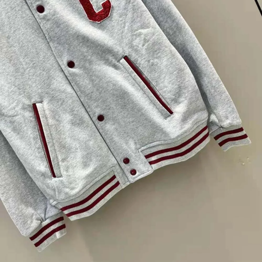 Celine Teddy College Jacket in Cotton Fleece for Women Celine Teddy College Jacket in Cotton Fleece for Women