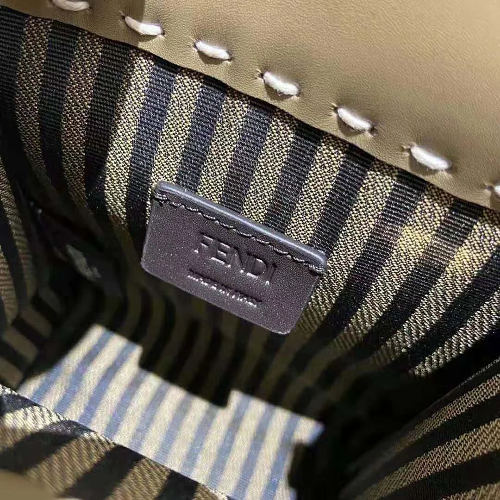Fendi Mini Sunshine Shopper Gray Leather and Elaphe Mini for Women in Bag Fendi Mini Sunshine Shopper Gray Leather and Elaphe Mini for Women in Bag