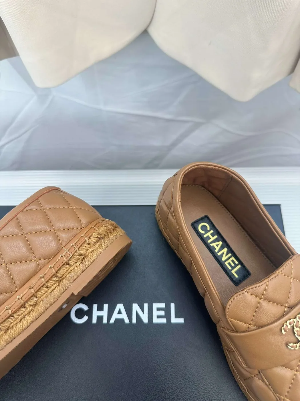 Chanel Espadrilles Brown Chanel Espadrilles Brown