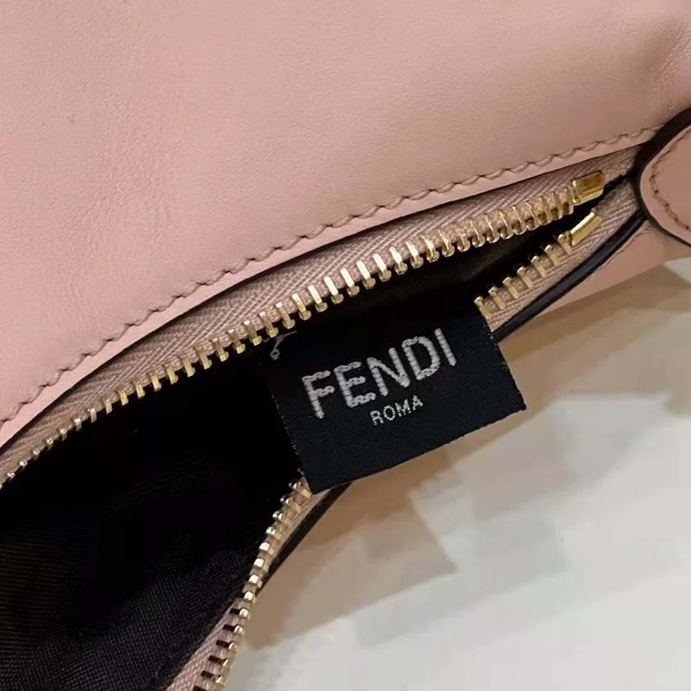 Fendi Fendigraphy Small Pale Pink Leather Bag for Women