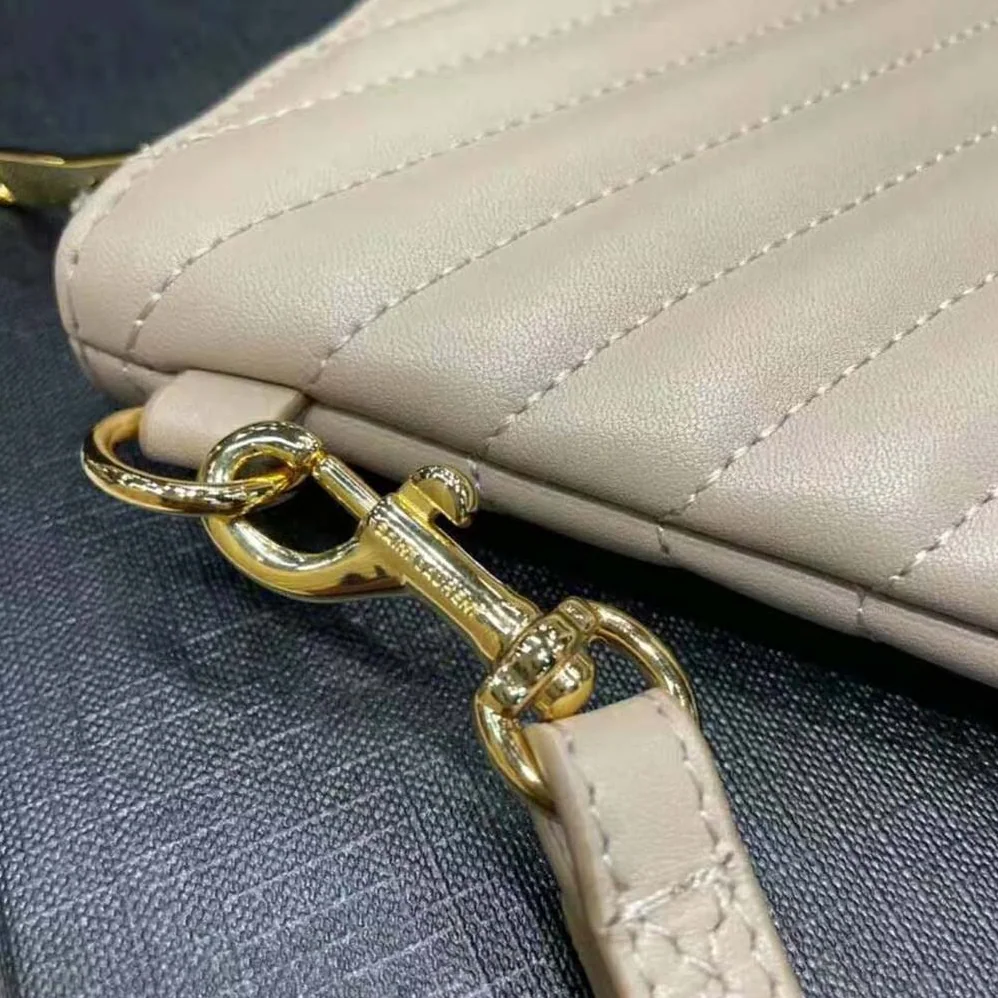 Saint Laurent YSL Monogram Tablet Pouch in Quilted Leather for Women Saint Laurent YSL Monogram Tablet Pouch in Quilted Leather for Women