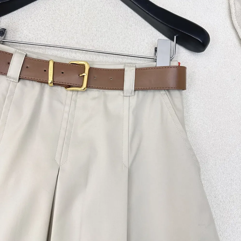 Miu Miu Panama Cotton Skirt for Women