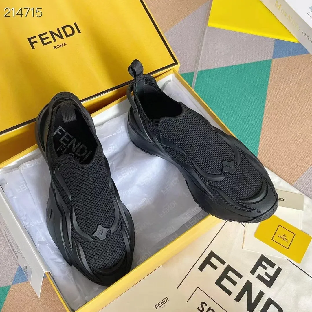 Fendi Flow Black Sneakers 7E1504AHI8F0ABB Fendi Flow Black Sneakers 7E1504AHI8F0ABB