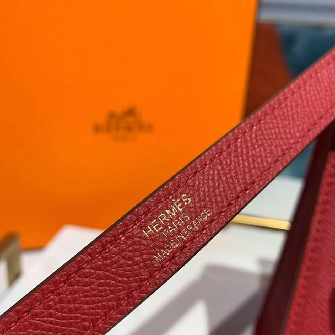 Hermes Kelly Tomate Gold Toned Hardware / Hermes Kelly Tomate Gold Toned Hardware /