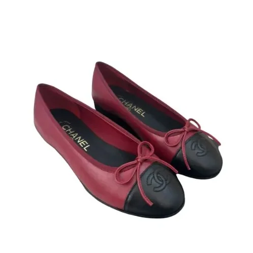 Chanel Ballerina Logo Ballet Burgundy Chanel Ballerina Logo Ballet Burgundy