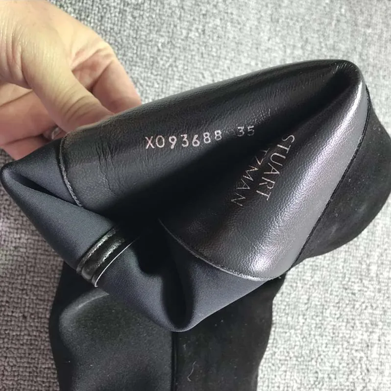 Stuart Weitzman Shoes The 5050 Boot 30mm Heel for Women in Black