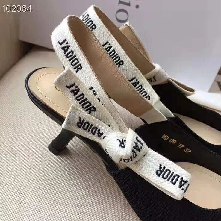 Dior J'adior Pump in Technical Canvas in 6.5 cm Heel for Women in Black Dior J'adior Pump in Technical Canvas in 6.5 cm Heel for Women in Black