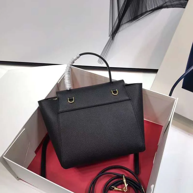 Celine Nano Belt Bag in Grained Calfskin for Women in Black Celine Nano Belt Bag in Grained Calfskin for Women in Black