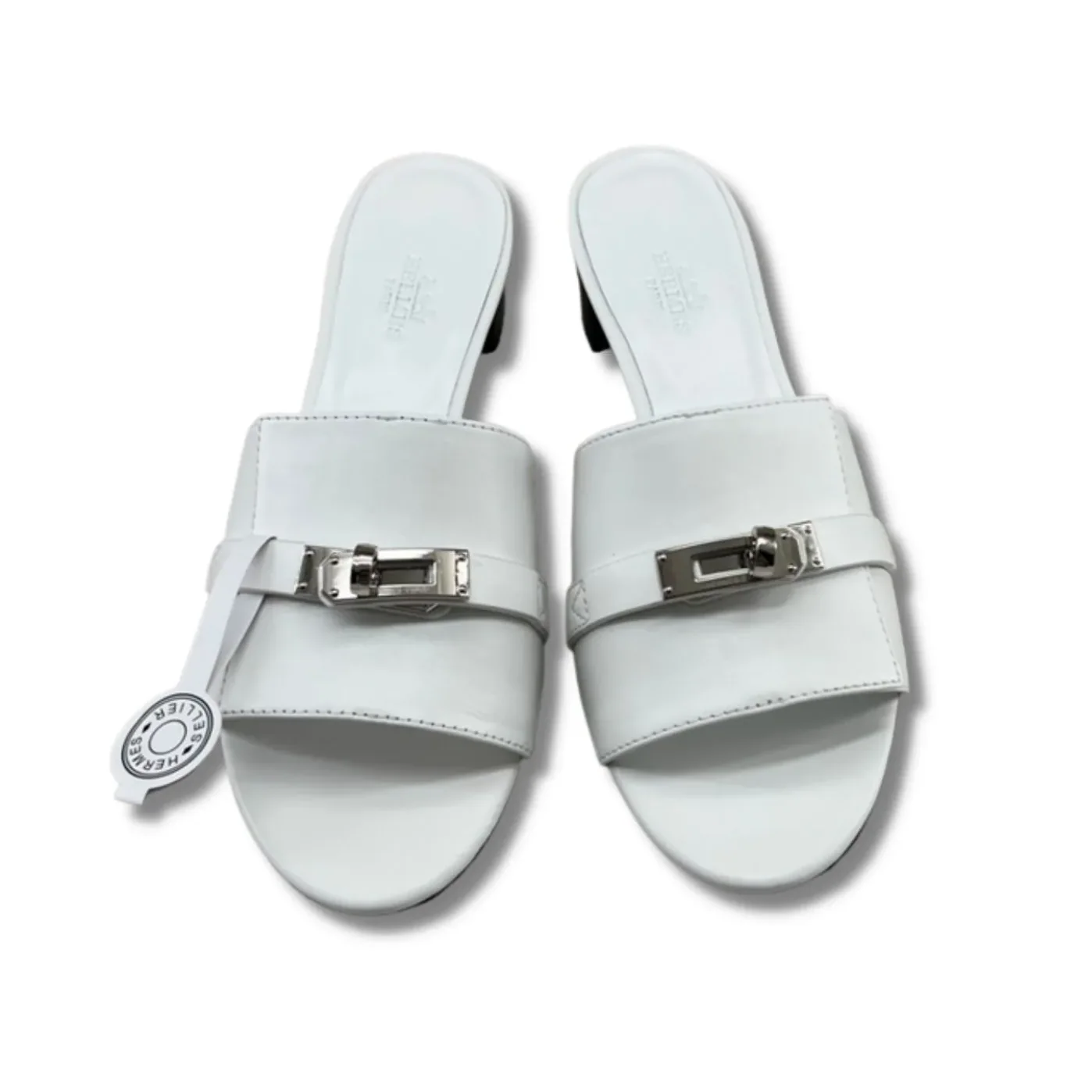 Hermes Gigi 50 Sandal White