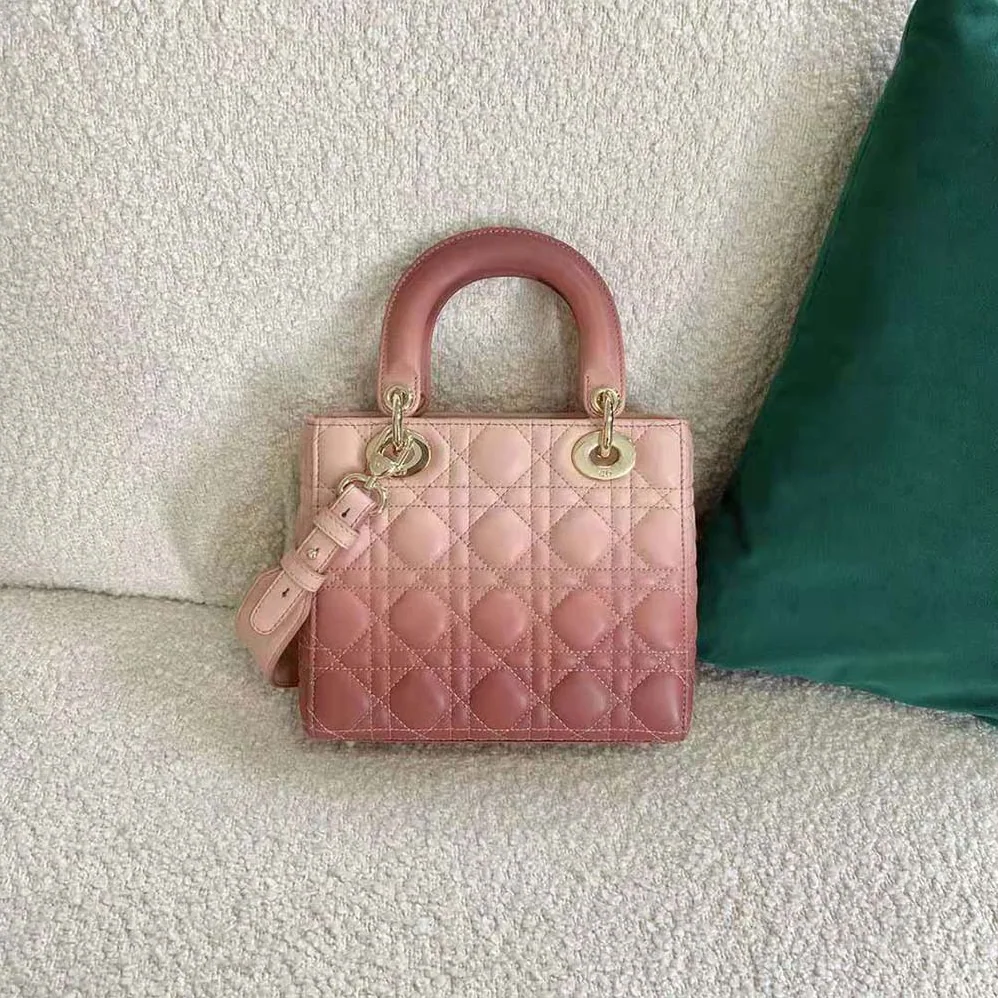 Dior Lady Dior my Abcdior Bag Lndigo Gradient Cannage Lambskin for Women in Pink Dior Lady Dior my Abcdior Bag Lndigo Gradient Cannage Lambskin for Women in Pink