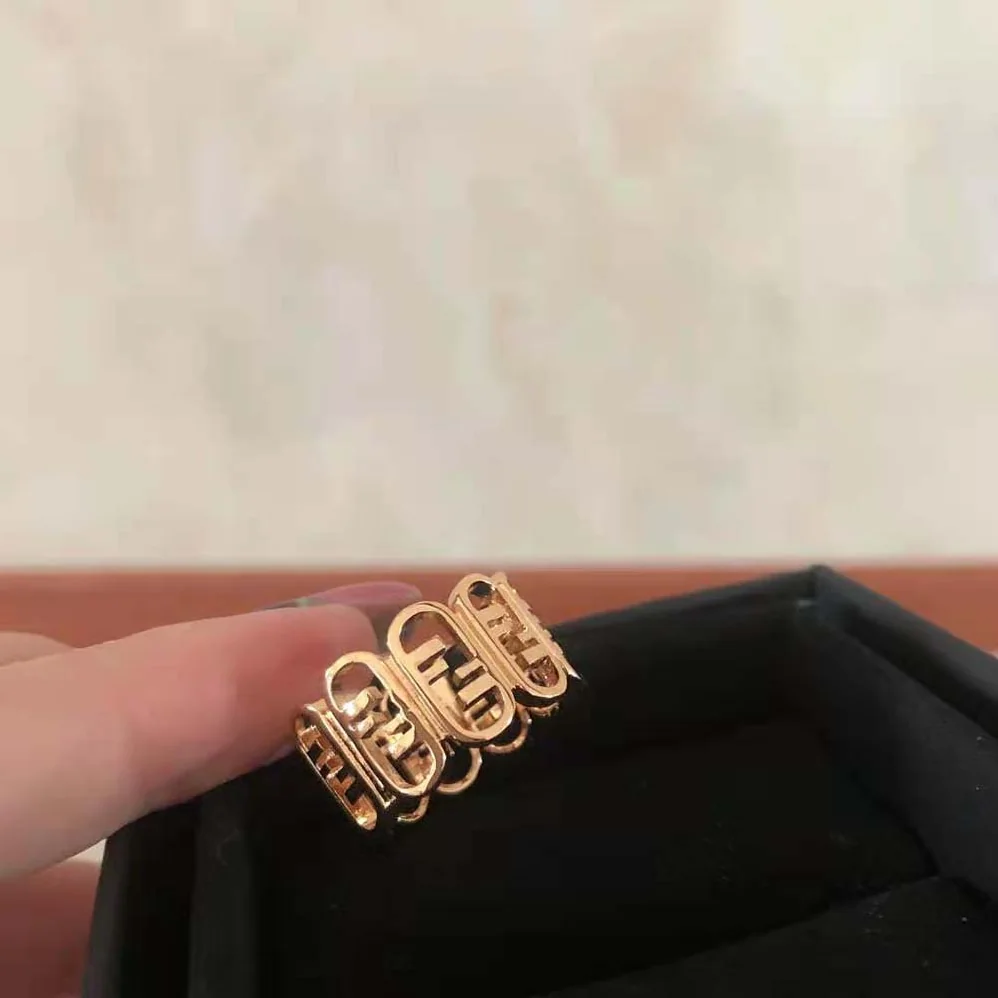 Fendi O'Lock Ring Gold for Women in colored Ring Fendi O'Lock Ring Gold for Women in colored Ring