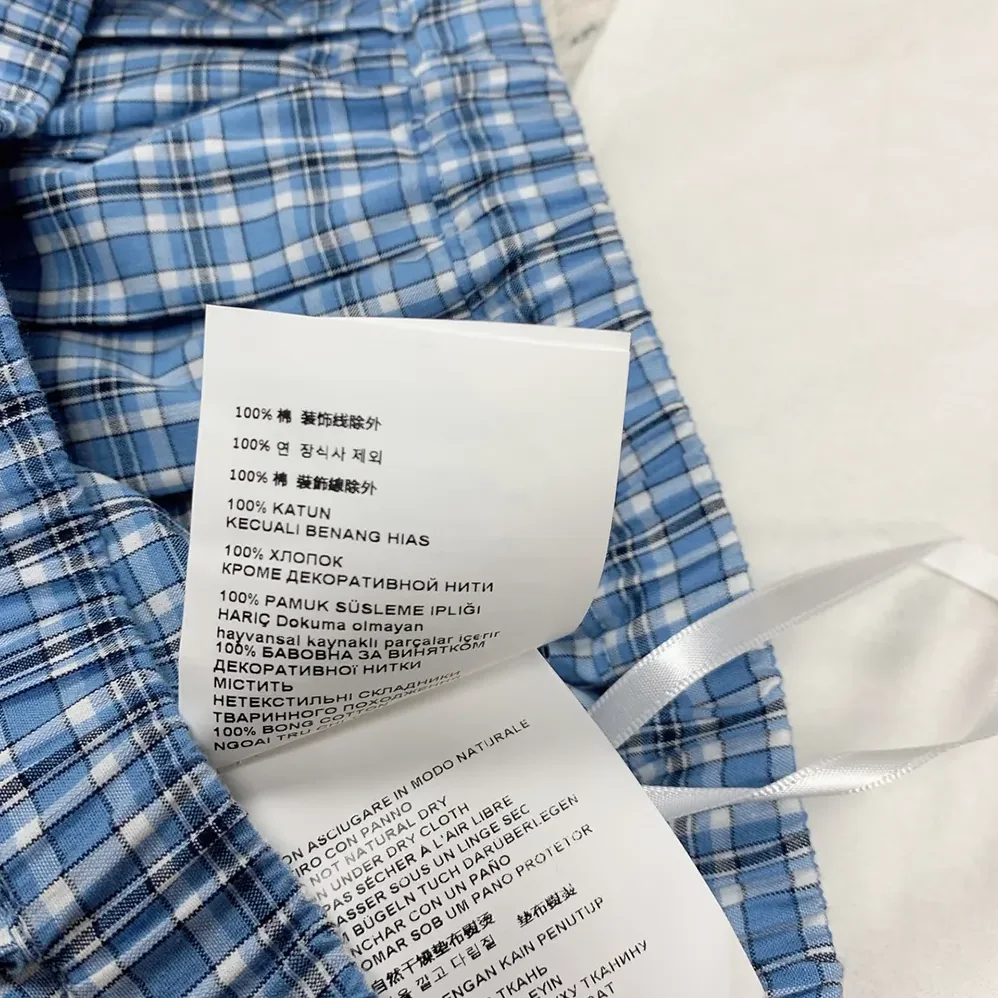 Miu Miu Pleated Check Skirt for Women