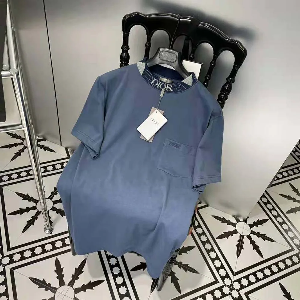 Dior Dior and Duncan Grant and Charleston Relaxed-Fit T for Men in shirt Blue Cotton Jersey Dior Dior and Duncan Grant and Charleston Relaxed-Fit T for Men in shirt Blue Cotton Jersey