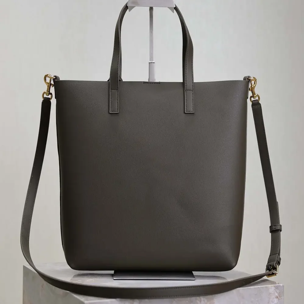 Saint Laurent YSL Shopping Saint Laurent Toy in Leather for Women in Gray Saint Laurent YSL Shopping Saint Laurent Toy in Leather for Women in Gray