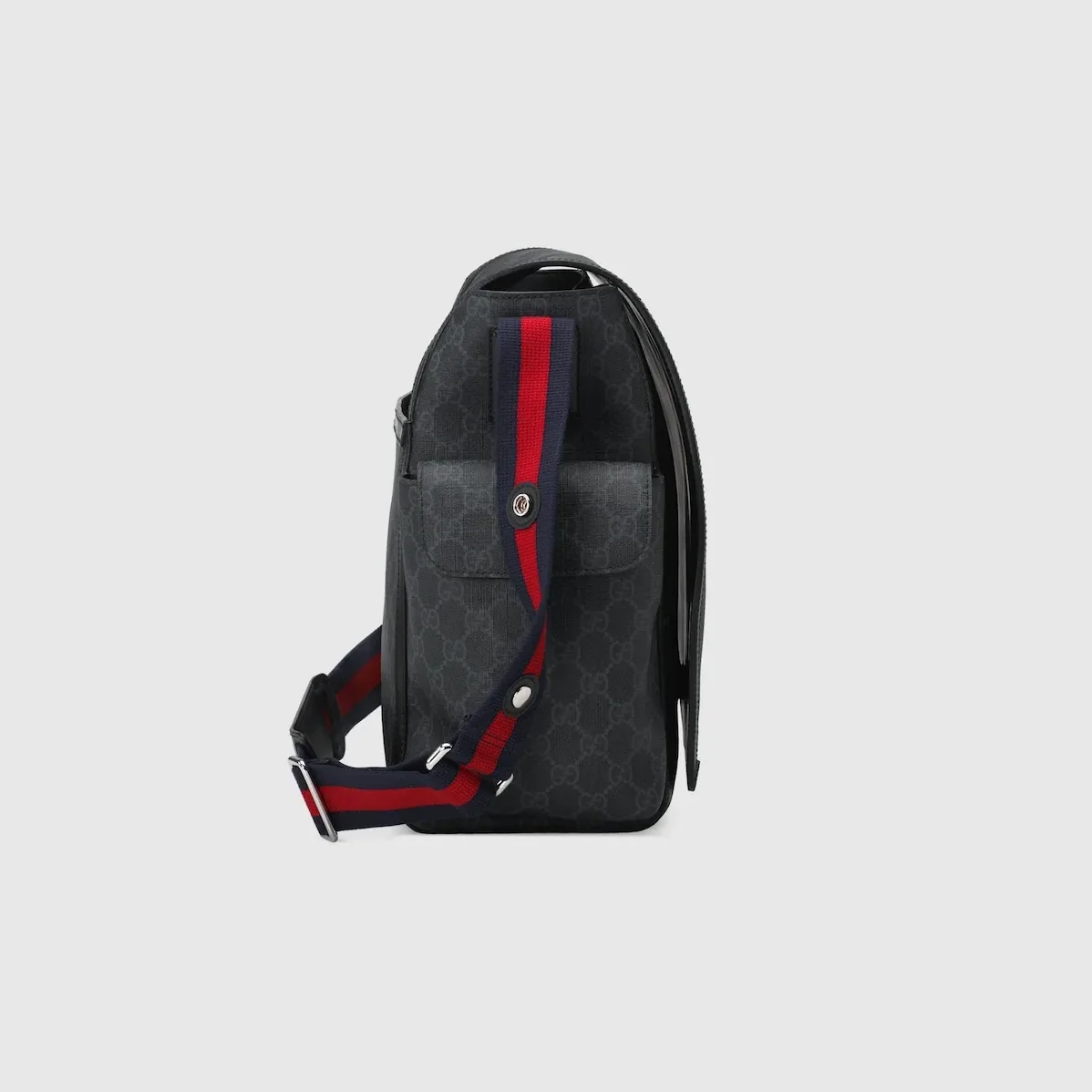 Gucci Supreme Diaper Bag Black /