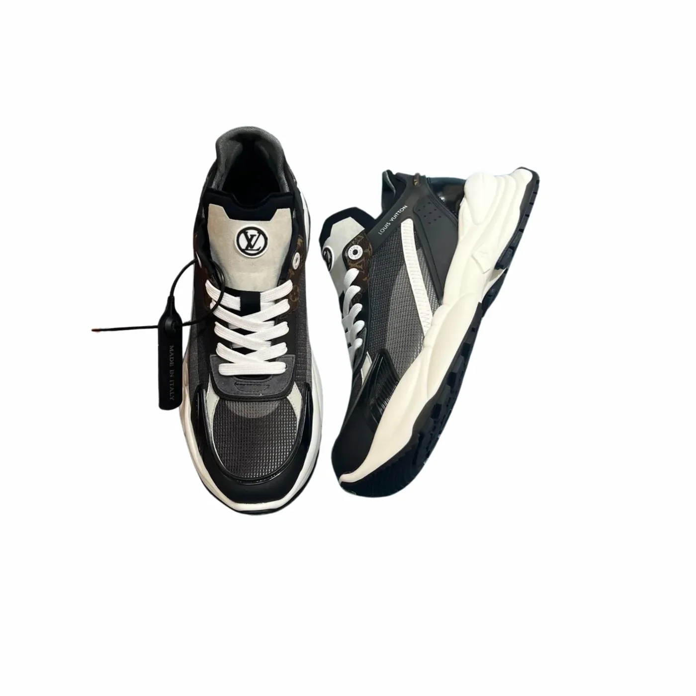 Louis Vuitton Run 55 Sneaker Blue 1ABHQF Louis Vuitton Run 55 Sneaker Blue 1ABHQF