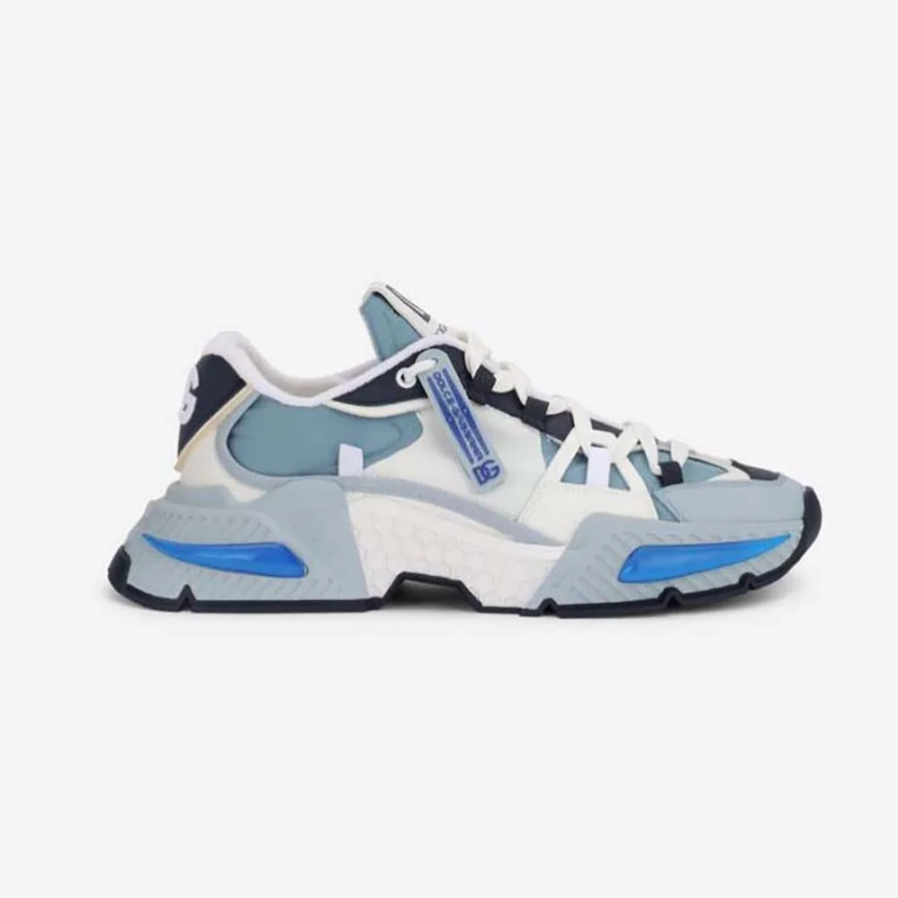 Dolce Gabbana D&G Mixed-Material Airmaster Sneakers for Unisex in Blue