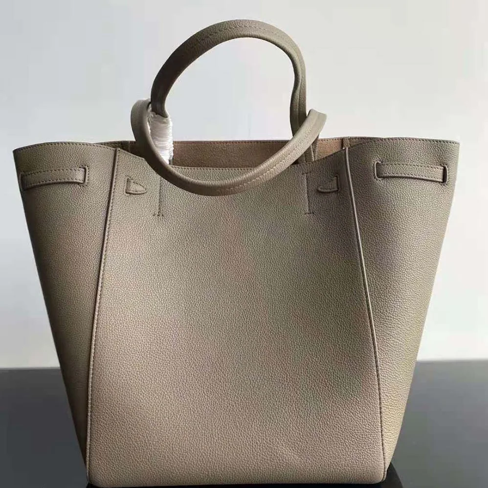 Celine Small Cabas Phantom in Soft Grained Calfskin for Women in Brown
