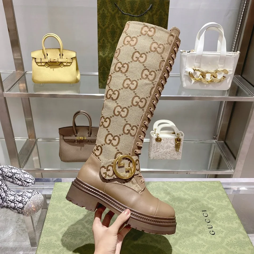 Gucci Blondie Boots Beige for Women Gucci Blondie Boots Beige for Women