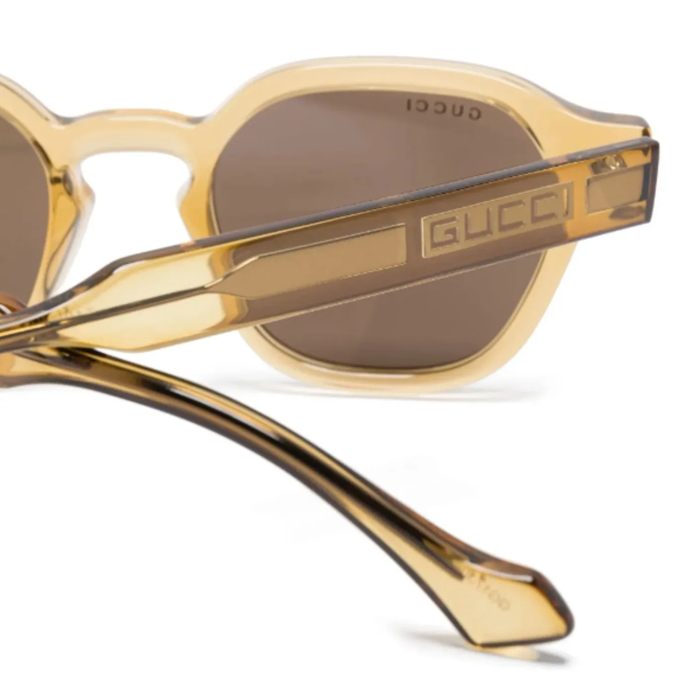 Gucci Transparent Yellow Frame Sunglasses Gucci Transparent Yellow Frame Sunglasses