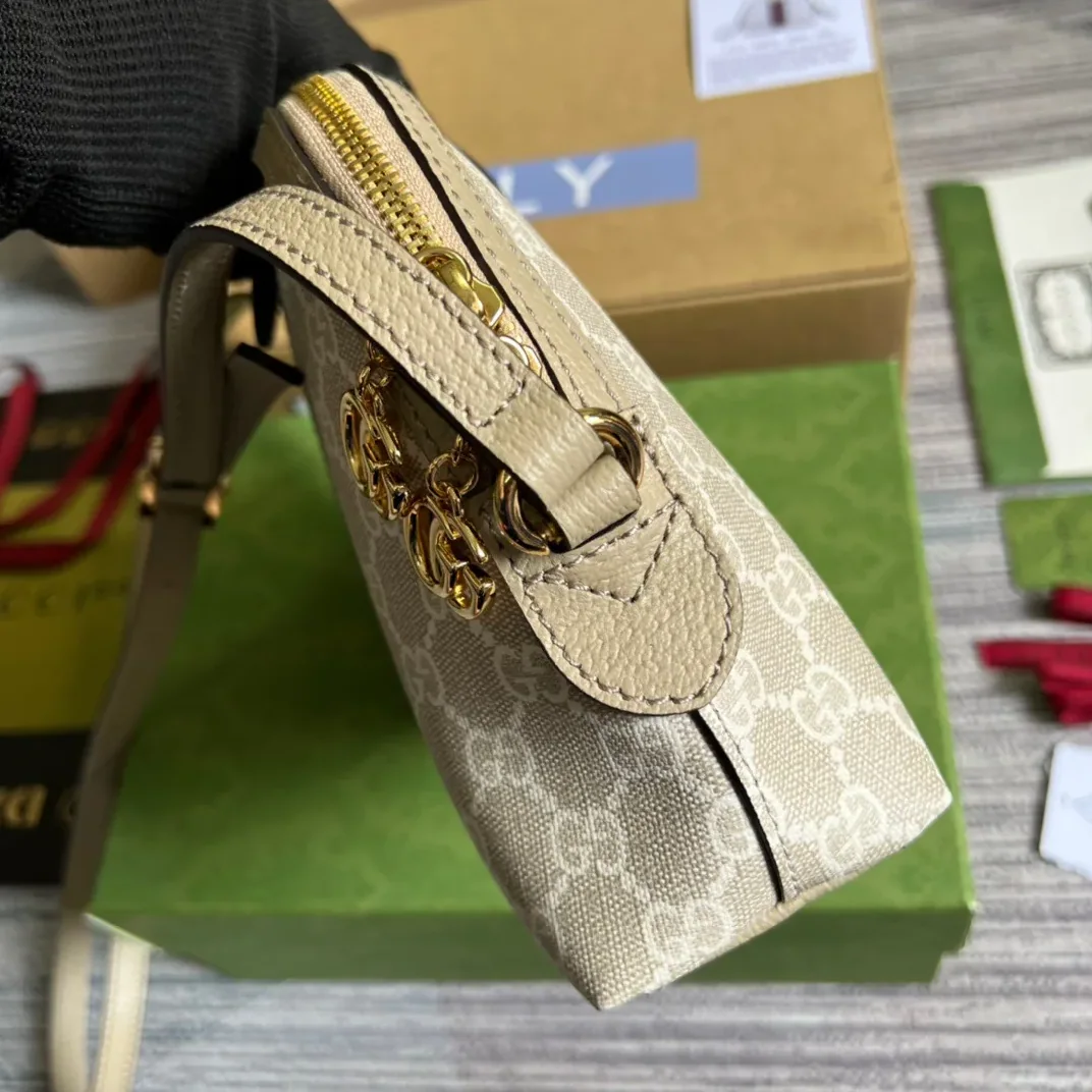 Gucci Ophidia Small GG Shoulder Bag Beige Gucci Ophidia Small GG Shoulder Bag Beige