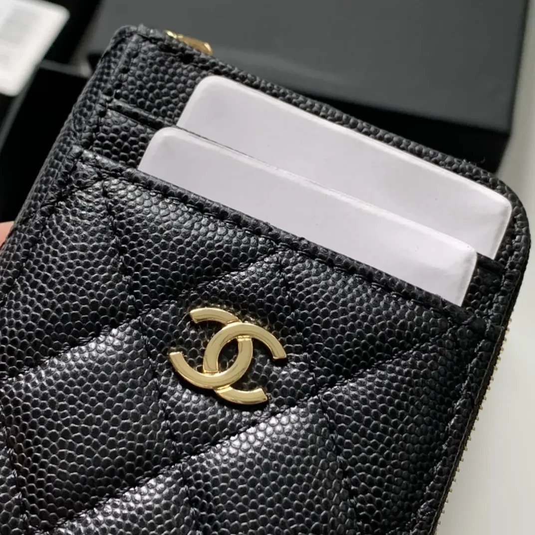 Chanel Zipped Coin Purse Pink Bag /