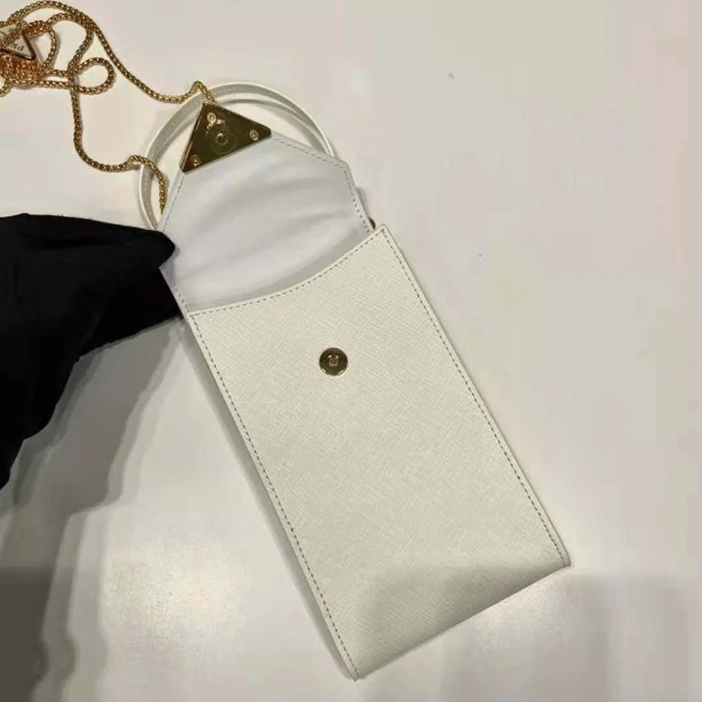 Prada Saffiano Leather Mini-Bag for Women in White