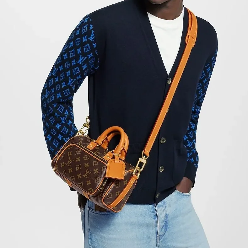 Louis Vuitton Keepall Cargo 25 Travel Bag in Brown Monogram Gold Hardware