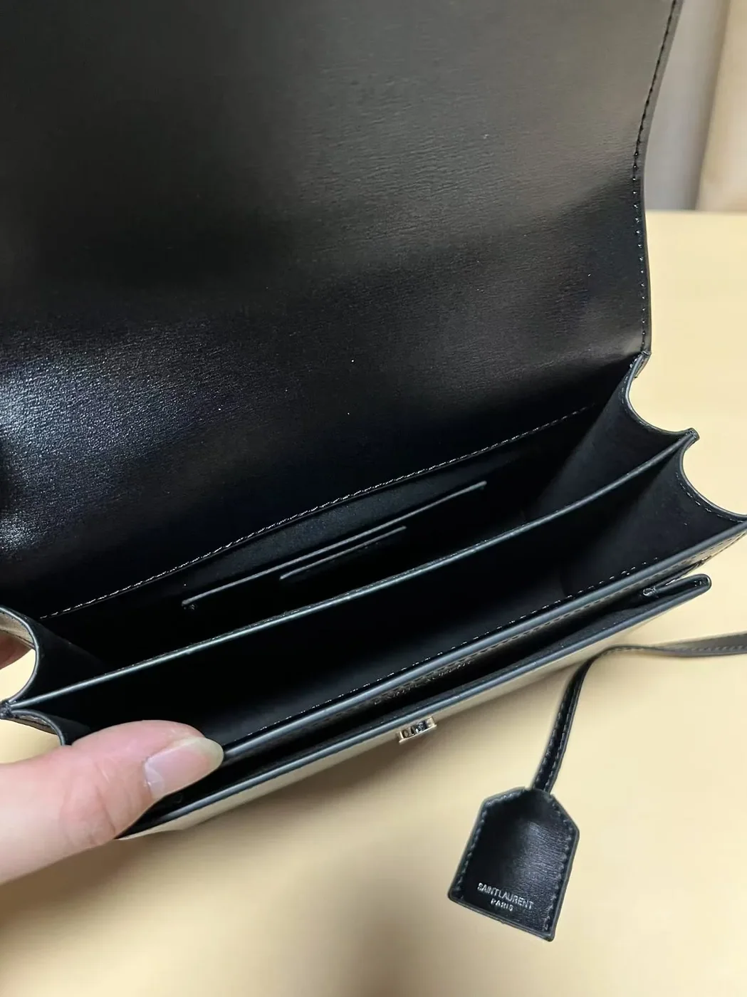 Saint Laurent Sunset Medium Chain Bag Black / Saint Laurent Sunset Medium Chain Bag Black /