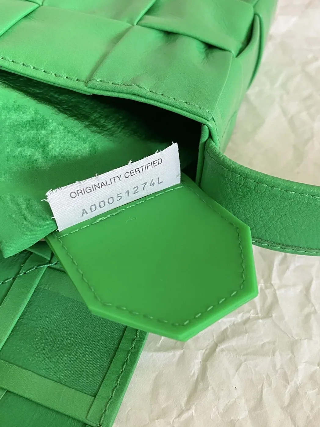 Bottega Veneta Padded Cassette Belt Bag Green