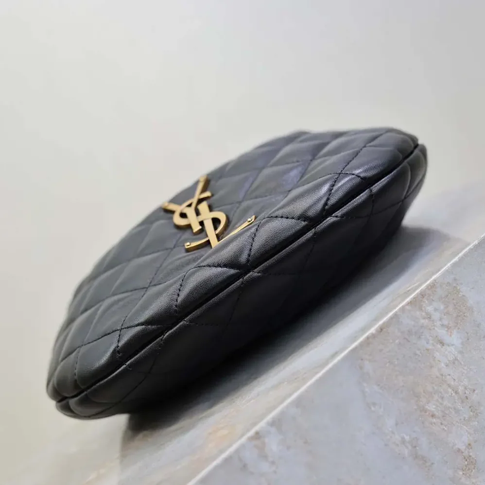 Saint Laurent YSL Icarino In Quilted Nappa for Women in Black