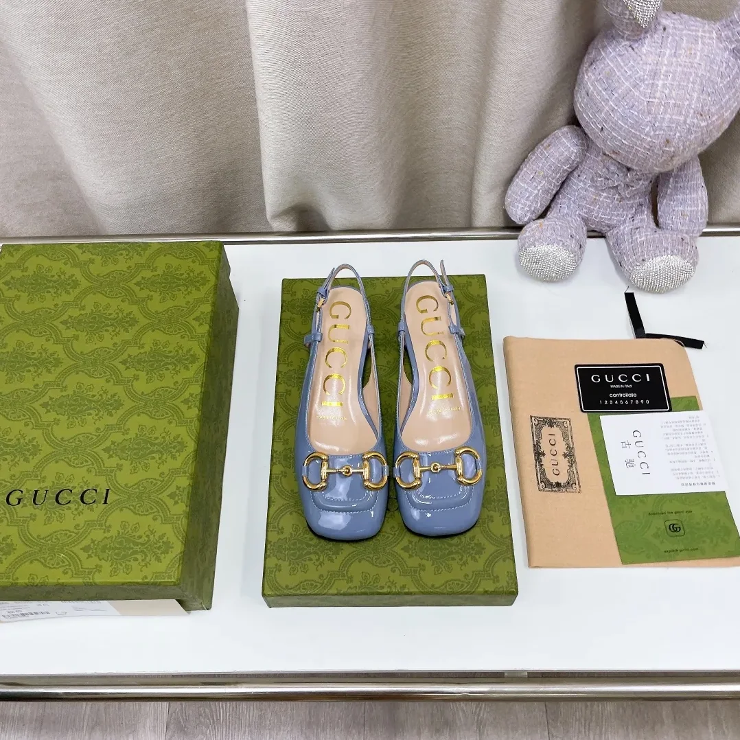 Gucci Slingback With Horsebit Jade Green for Women
