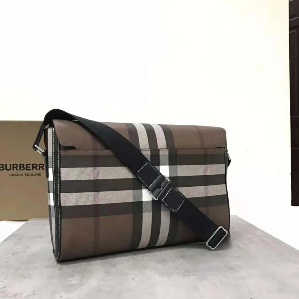 Burberry Large Wright Bag in Calf Leather for Men in Brown Burberry Large Wright Bag in Calf Leather for Men in Brown