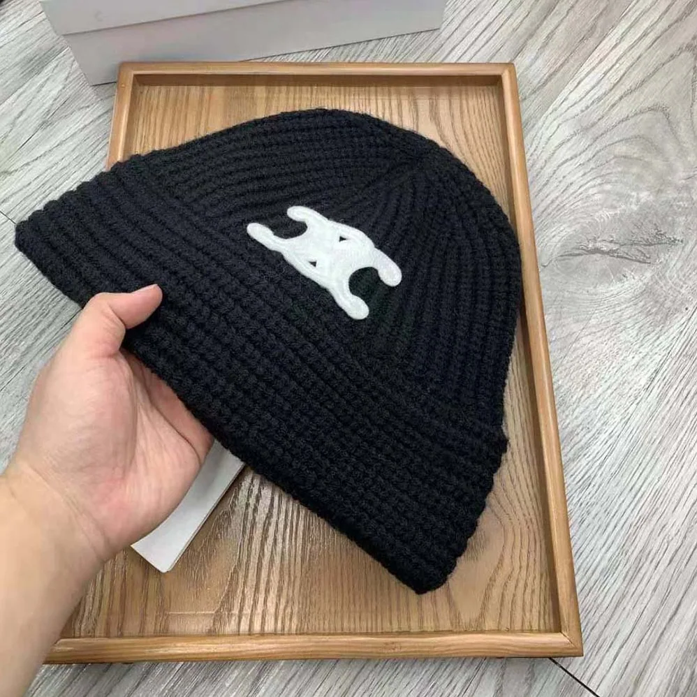 Celine Cloche Bucket Hat in Seamless Cashmere for Unisex in Black