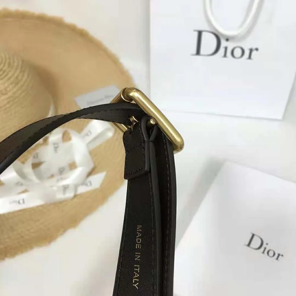 Dior Christian Dior Belt Blue and Cream Christian Dior Embroidered Canvas for Women Dior Christian Dior Belt Blue and Cream Christian Dior Embroidered Canvas for Women